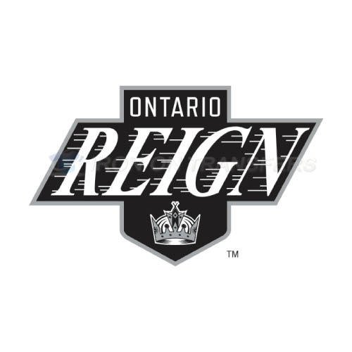 Ontario Reign Iron-on Stickers (Heat Transfers)NO.9096